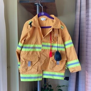 Fire department Halloween jacket size 5/6